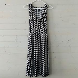 Donna Karan DKNY Black & White Summer Dress Small
